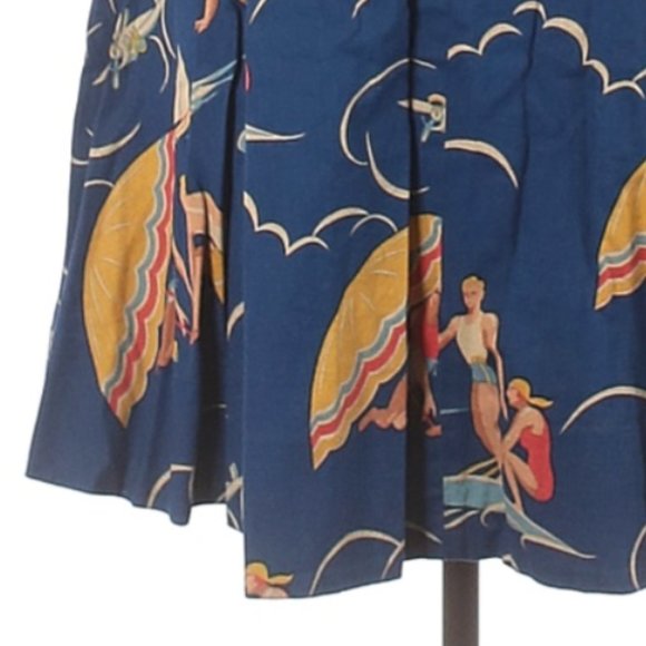 NWT Ralph Lauren Mikaela Retro Print Skirt - Picture 10 of 16